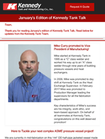 Read Kennedy Tank's January 2021 Tank Talk (pdf)