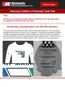 Read Kennedy Tank's February 2021 Tank Talk (pdf)
