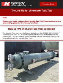 Read Kennedy Tank's July 2022 Tank Talk (pdf)